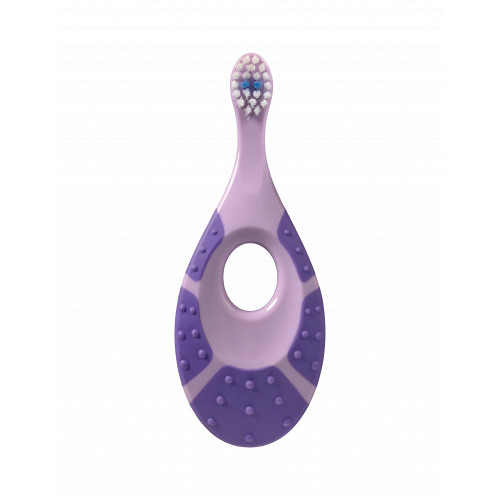 Jordan Step 0-2 years Baby Toothbrush Extra Soft Ypač minkštas vaikiškas dantų šepetėlis Purple