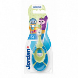 Jordan Step 0-2 years Baby Toothbrush Extra Soft Ypač minkštas vaikiškas dantų šepetėlis Purple