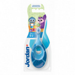 Jordan Step 0-2 years Baby Toothbrush Extra Soft Ypač minkštas vaikiškas dantų šepetėlis Purple