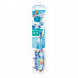 Jordan Step 3-5 years Kids Toothbrush Soft Minkštas vaikiškas dantų šepetėlis Blue
