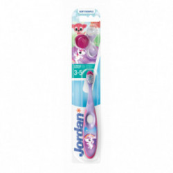 Jordan Step 3-5 years Kids Toothbrush Soft Minkštas vaikiškas dantų šepetėlis Blue