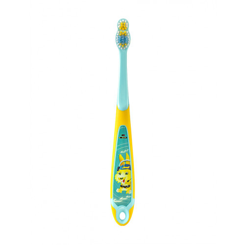 Jordan Step 6-9 years Junior Toothbrush Soft Minkštas vaikiškas dantų šepetėlis Yellow