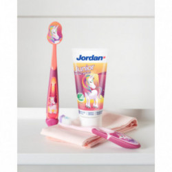 Jordan Step 6-9 years Junior Toothbrush Soft Minkštas vaikiškas dantų šepetėlis Yellow