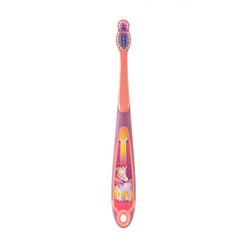 Jordan Step 6-9 years Junior Toothbrush Soft Minkštas vaikiškas dantų šepetėlis Yellow