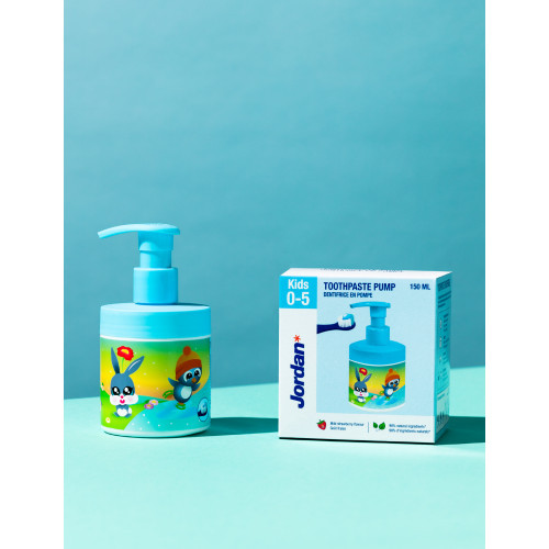 Jordan Kids Toothpaste Pump 0-5 years Vaikiška dantų pasta 150ml