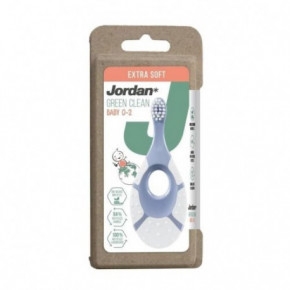 Jordan Green Clean Baby 0-2 Toothbrush Extra Soft Īpaši mīksta zobu birste Blue