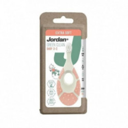 Jordan Green Clean Baby 0-2 Toothbrush Extra Soft Ypač minkštas dantų šepetėlis Blue