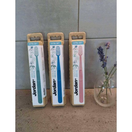 Jordan Green Clean Kids 5-10 Toothbrush Extra Soft Ypač minkštas dantų šepetėlis Pink