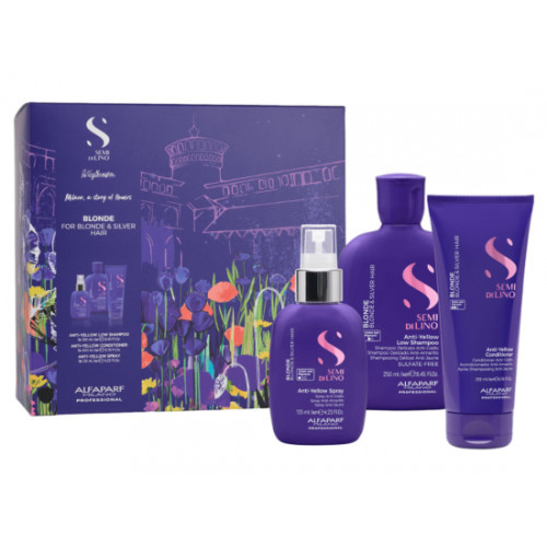 AlfaParf Milano SDL Holiday Blonde Gift Set Rinkinys šviesintiems plaukams