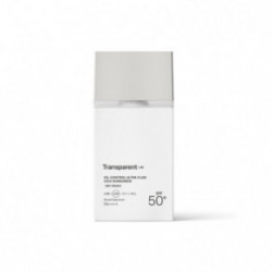 Transparent Lab Oil Control Ultra-Fluid Cica Sunscreen SPF50 Veido apsauga su mineraliniais ir cheminiais filtrais 100ml