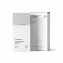 Transparent Lab Oil Control Ultra-Fluid Cica Sunscreen SPF50 Veido apsauga su mineraliniais ir cheminiais filtrais 100ml