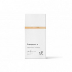Transparent Lab Mineral Sunscreen Cream SPF50 Mineralinė apsauga veidui su apsauga 100ml