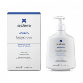 Sesderma Hidraven Foamy Soap Free Cream Ziepes nesaturošs putojošs mazgāšanas līdzeklis 300ml