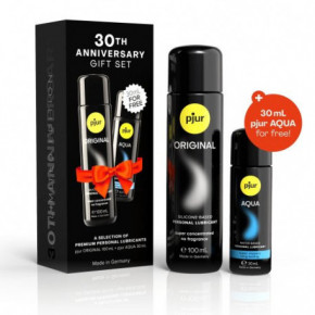 Pjur 30th Anniversary Gift Set Lubrikantų rinkinys 100ml + 30ml