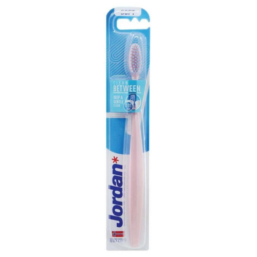 Jordan Clean Between Ultra Soft Toothbrush Ypač minkštas dantų šepetėlis Blue