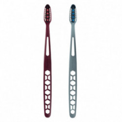 Jordan Ultralite 1+1 Toothbrush Medium Dantų šepetėlių rinkinys Green + Black