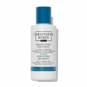 Christophe Robin Purifying Shampoo Attīrošs šampūns ar termālo mālu 75ml
