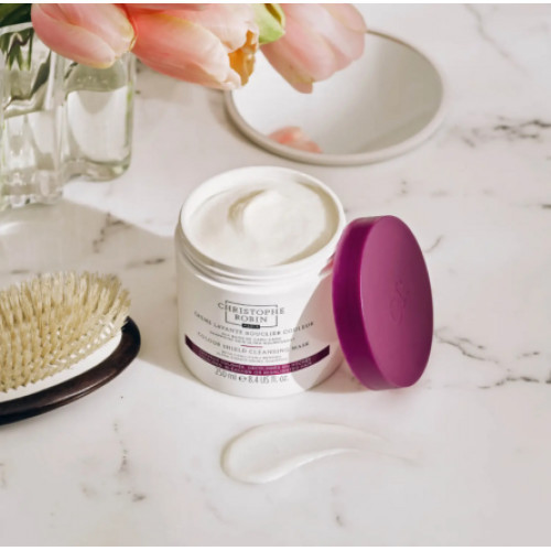 Christophe Robin Shield Cleansing Mask Valomoji kaukė dažytiems plaukams 250ml