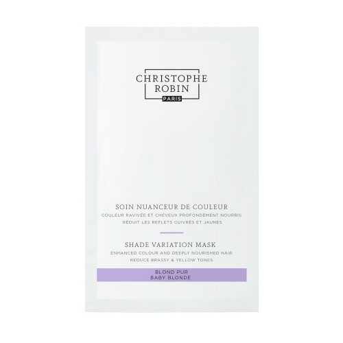 Christophe Robin Shade Variation Baby Blonde Mask Dažanti plaukų kaukė 250ml
