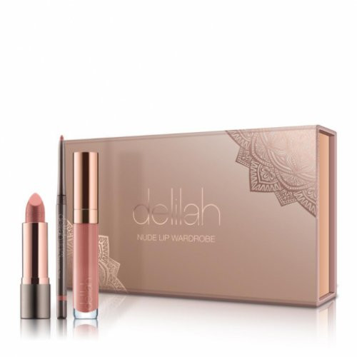 Delilah Nude Lip Wardrobe Dekoratyvinės kosmetikos rinkinys lūpoms Rinkinys