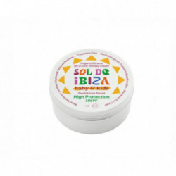 Sol de Ibiza Baby & Kids Organic Mineral all-in-one Holiday Cream SPF30 Apsauginis kremas veidui ir kūnui nuo saulės kūdikiams ir vaikams 100g