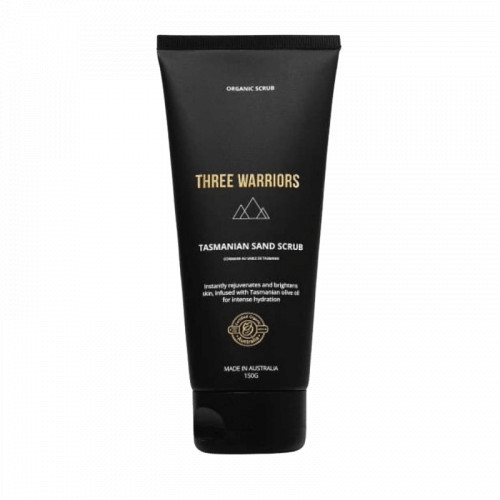 Three Warriors Tasmanian Sand Scrub Kūno šveitiklis su Tasmanijos smėliu