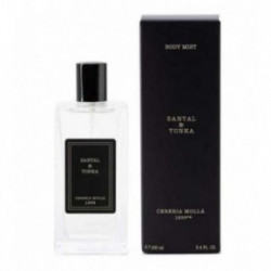 Cereria Molla Santal & Tonka Room Spray & Body Mist Namų purškiklis ir kūno dulksna 100ml