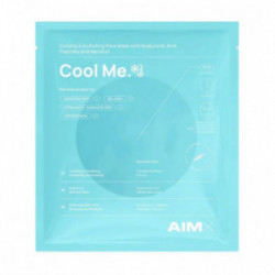 AimX Cool Me Mask Drėkinanti lakštinė kaukė su vėsinančiu ir raminančiu poveikiu 1 vnt.