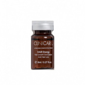 Cliniccare Hair Energy Hair Growth Stimulation Anti Hair Loss Plaukų augimą stimuliujantis kokteilis 8ml, 1 vnt