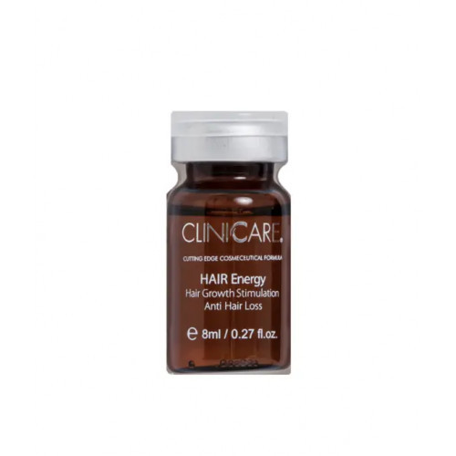 Cliniccare Hair Energy Hair Growth Stimulation Anti Hair Loss Plaukų augimą stimuliujantis kokteilis 8ml, 1 vnt