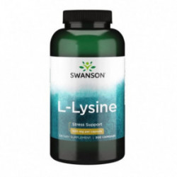 SWANSON L-Lysine 500 mg Maisto Papildas L-lizinas 100 kapsulių