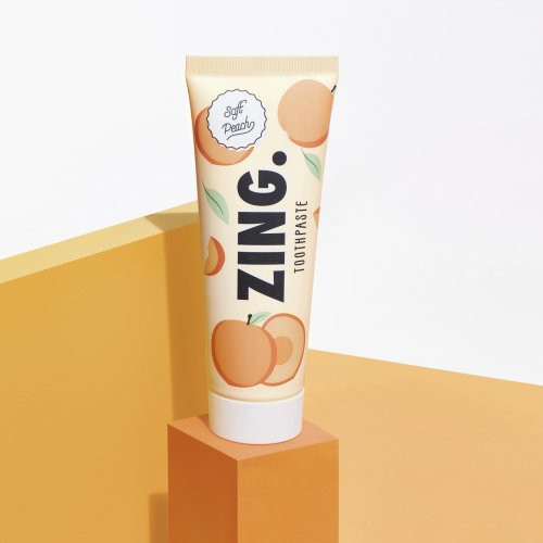 ZING. Enamel Whitening Toothpaste Persikų skonio balinanti dantų pasta 75ml