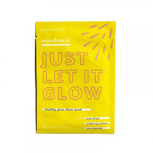 Patchology MoodMask Just Let It Glow Skaistinanti lakštinė veido kaukė 1 vnt.