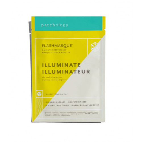 Patchology FlashMasque Illuminate Skaistinančios lakštinės veido kaukės 2 vnt.