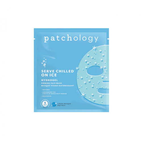 Patchology Serve Chilled On Ice Stangrinanti, dviejų dalių hidrogelio veido kaukė 1 vnt.
