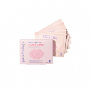 Patchology Chilled Rosé Lip Gel Hidrogelio kaukė lūpoms 5 vnt.