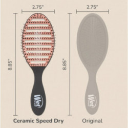 WetBrush Ceramic Speed Dry Plaukų šepetys džiovinimui Black