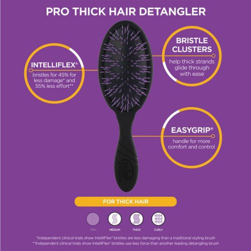 WetBrush Thick Hair Pro Detangler Brush Šepetys storiems plaukams 1 vnt.