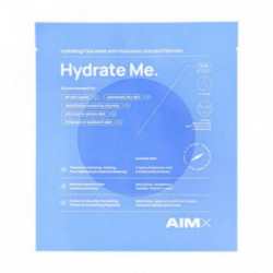 AimX Hydrate Me Greito poveikio giliai drėkinanti lakštinė veido kaukė su peptidais 1 vnt.