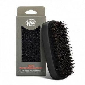 WetBrush Men's Palm Shine Enhancer Brush Barzdos ir trumpų plaukų šepetys vyrams 1 vnt.