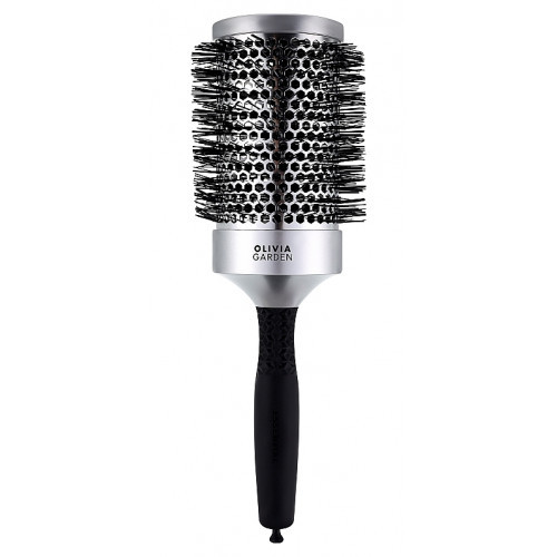 Olivia Garden Essential Blowout Classic Silver Hairbrush Šepetys 63mm