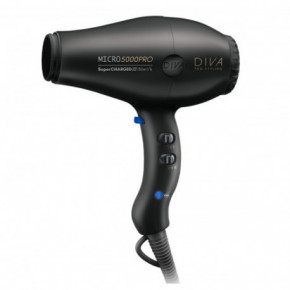 Diva Pro Styling Micro 5000 Pro Dryer Plaukų džiovintuvas Black