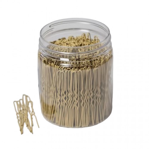 KlipShop Hair Pin Banguoti smeigtukai kuodui Gold