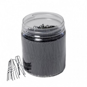 KlipShop Hair Pin Banguoti smeigtukai kuodui Black