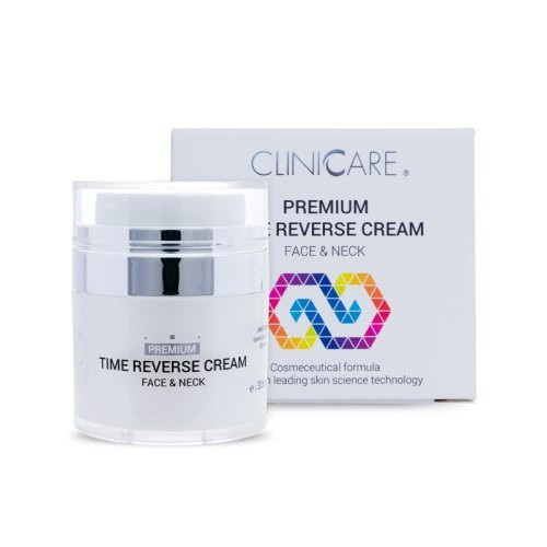 Cliniccare Premium Time Reverse Cream Face & Neck Priešraukšlinis stangrinamasis kremas 30ml
