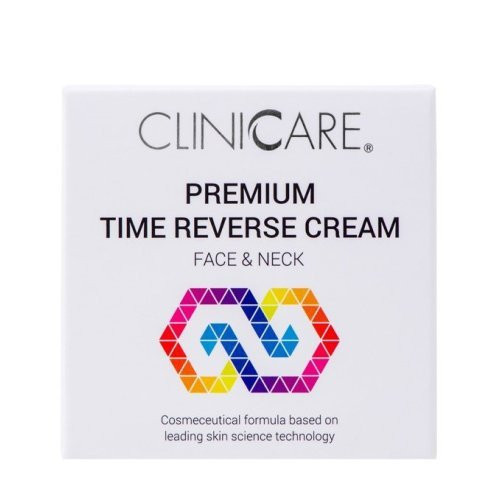 Cliniccare Premium Time Reverse Cream Face & Neck Priešraukšlinis stangrinamasis kremas 30ml