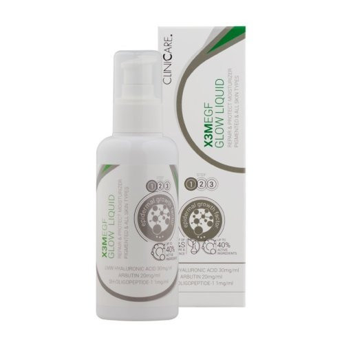 Cliniccare X3M EGF GLOW Liquid Moisturizer Lotion Antipigmentinio poveikio drėkinamasis losjonas 100ml