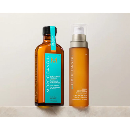 Moroccanoil Good - to - Glow Duo Original Spindesį suteikiantis rinkinys Rinkinys