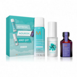 Moroccanoil Must Have Refresh, Nourish, And Go! Light Tones Vasaros kelioninis rinkinys šviesiems plaukams
