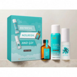 Moroccanoil Must Have Refresh, Nourish, And Go! Kelioninis vasaros rinkinys tamsiems plaukams